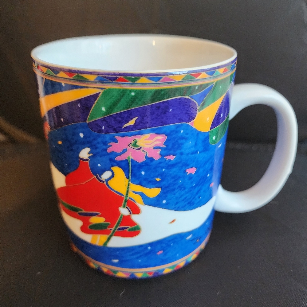 Dawn Oman “Inukshuk I” Skye McGhie Mug, Dawn Oman, Yellowknife Canada Porcelain